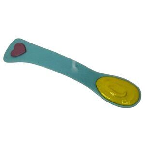 LuvaBella Baby Doll Replacement Spoon w/ Food Blue Pink Heart Luva Bella